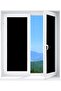 Frosted Window Film Static Cling Privacy UV Heat Control 40x100cm