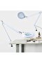 Magnifying Lamp with Clamp - Diopter - White 5X Desk Magnifier Lamp, Adjustable Swivel & Swing Arm - 2