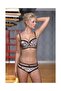 Snake Patterned Supported Bra Panties Set