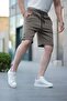 Brown Basic Men's Shorts E6567 - 3