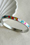 Steel Thin Enamel Women's Handcuff Bracelet Women's Handcuff Karamaz Bracelet - 2