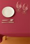 Luna Series Velvet Textured Table Cloth - Dried Rose - 5