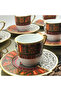 Patterned Coffee Cup Set for 6 People - 4