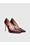 Linz Genuine Patent Leather Claret Red Women's Stiletto