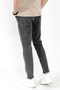 Men's Skinny Jeans Smoked Snow Wash Button Closure Lycra Jeans - 5602 - 7