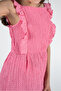 Girls' Crinkled Fabric Summer Jumpsuit / With Different Color and Pattern Options / New Trend - 5