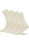 Box of 4 Made from Natural Cotton Seamless Rib Knit Bio Natural Women and Men