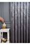 Cloud Tulle Exculusive Micro Knit 3K Grey-Smoke-Anthracite Tulle Curtain - 2