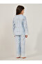 All-Over Print Round Neck T-Shirt and Pyjama Set - 5