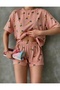 Pineapple Şortlu Pijama Takımı - 2