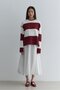 Thick Folded Premium Sweathirt Claret Red - 4