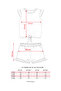 Girl's Front-Tie T-Shirt and Shorts Knitted Muslin Summer Two-Piece Set Red - 6