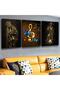 Zevahir 3 Piece Canvas Music Art Painting