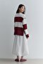 Thick Folded Premium Sweathirt Claret Red