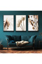 3 Piece Canvas 90 X 60 cm 90 X 60 cm Reeds Modern Painting - 2