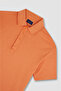Cotton Lyocell Polo Shirt with Buttons - 5