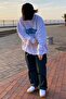 Mad Girls Gray Sweatshirt Mg1268 - 3