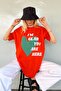Mad Girls Orange Printed T-Shirt Mg1202 - 4