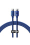 Crystal Shine Series Fast Charging Data Cable Type-C to Type-C 100W 1.2m - Blue