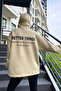 Beige Stand Collar Zippered Women's Sweatshirt MG1935 - 3