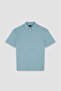 Cotton Lyocell Polo Shirt with Buttons - 6