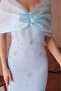 Women Pink Tulle and Stone Evening Dress Nbs9372 - 4