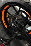 For Cfmoto 250Sr Neon Orange Wheel Rim Strip Sticker Sticker (8 Pieces)