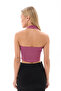 Women's Dusty Rose Viscose Lycra Underwear Does Not Show Crop through the Neck - 5