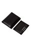 Men's Genuine Leather Card Holder and Wallet - Black - 5