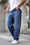 Dark Blue Men's Washed Baggy Jean 7216 - 2