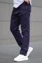Dark Blue Straight Fit Men's Denim Trousers Jeans 6856 - 4