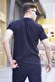 Black Polo Neck Men's T-Shirt 6113 - 4