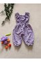 Girl's Bürümcük Capri Knee-Length Jumpsuit 3-Piece Series [Please Buy 1.5 Years Old Size] - 7