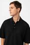 Polo Collar Textured Relaxed Men's T-Shirt - 5