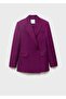 Linen Double Breasted Blazer Jacket - 3
