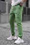 Green Cargo Pocket Basic Sweatpants 6527 - 2