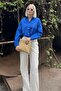 Mad Girls Cobalt blue Oversize Shirt Mg1369