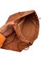 حقيبة Angel Bag مصنوعة من نسيج محبوك وجاهزة للحقيبة مع قاعدة مبطنة ورباط مقاس 22 × 12 سم لون بني فاتح