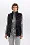 Water Repellent Stand Collar Quilted Seasonal Inflatable Vest with Zipper Pockets A0975Ax25Sp - 4