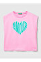 Girl's Printed Tshirt 6-14 Years Pink