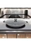 Cast Granite Glass Covered Hair Roasting Pan 34 cm Gray