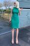 Green Zero Sleeve Mini Basic Camisole Dress MG1832 - 4