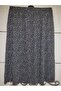 Mother Patterned Elastic Viscose Skirt - 2