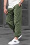 Khaki Regular Fit Men's Parachute Trousers 6504