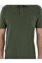 Curved Polo Collar Regular Fit Pocket T-Shirt - 4