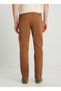 Normal Waist Slim Fit Claret Red Men's Chino Trousers Wm01003A96 Chino Pants - 5
