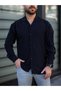 Men's Relaxed Fit Loose Linen Oversize Aerobin Shirt - 8