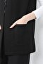 Mother Vest - 3 Buttons, Steel Mesh Cord, Black Embroidered - 5