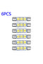 6xCar LED Bulb Sun Visor Makeup Mirror Lamps Xenon White 3SMD Fuse Light 12 V Super Bright LED La... - 3