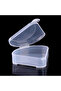 1Pc Plastic Box Case For Triangle Puff Transparent Sponge Puff Portable Travel Cosmetic Bags Cosm... - 3